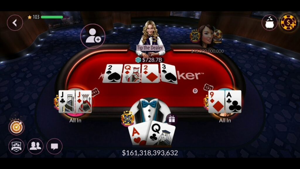 2. Zynga Poker – Texas Holdem